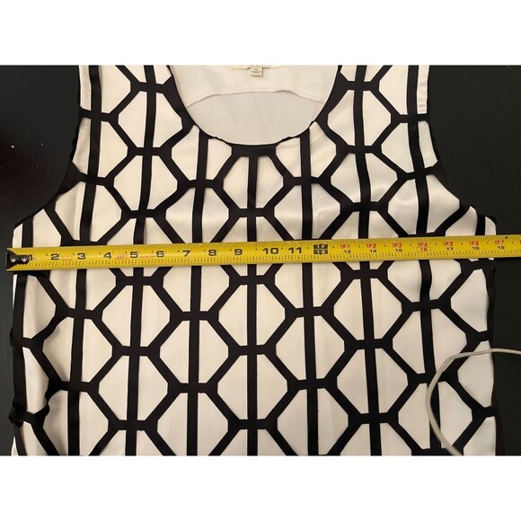 Umgee USA Women's MD Funky Geo Retro Go-Go 60s Sleeveless Mini Dress Tunic - Picture 7 of 7